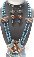 Eco friendly Handmade Terracotta Jewelry SKU# P2MNEL1